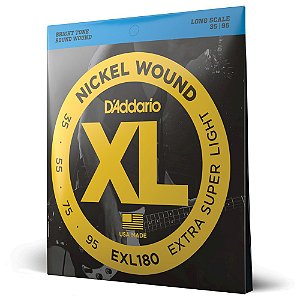 Encordoamento Baixo 4C 35-95 D Addario XL Nickel EXL180 [F035]