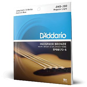 Encordoamento Baixolão 5C 45-130 D Addario Phosphor Bronze [F035]