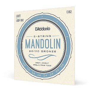Encordoamento Bandolim 10-34 D Addario Bronze 80/20 EJ62 [F035]