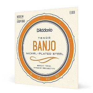 Encordoamento Banjo Tenor D Addario Nickel Plated Steel EJ63 [F035]