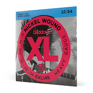 Encordoamento Guitarra 12-54 D Addario XL Nickel EXL145 [F035]