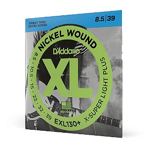 Encordoamento Guitarra 8.5-39 D Addario XL Nickel EXL130+ [F035]