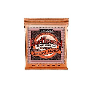 Encordoamento P/violão Aço Earthwood Extra Leve Phosphor Bronze Ernie Ball 010"-050" P02150 [F108]
