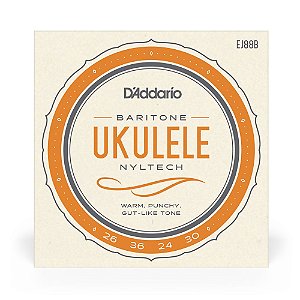 Encordoamento Para Ukulele Barítono D Addario Nyltech EJ88B [F035]