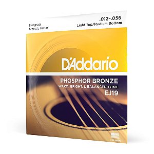 Encordoamento Violão Aço 12-56 D Addario Phosphor Bronze J19 [F035]