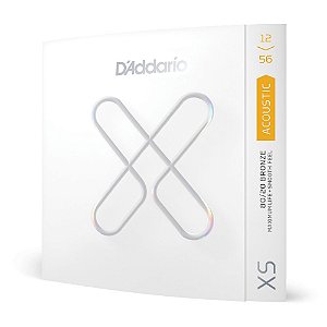 Encordoamento Violão Aço Revestido 12-56 D Addario XS 80/20 [F035]