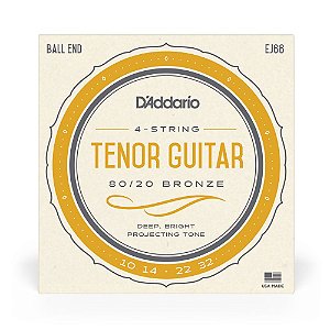 Encordoamento Violão Tenor Aço D Addario Bronze 80/20 EJ66 [F035]