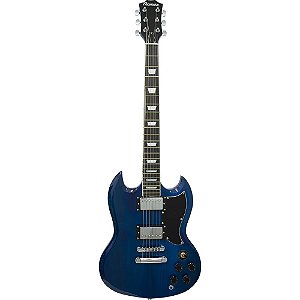 Guitarra Elétrica Sg De Madeira Maciça Thomaz Teg 340 Azul [F097]