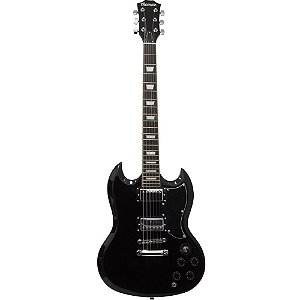 Guitarra Elétrica Sg De Madeira Maciça Thomaz Teg 340 Preto [F097]