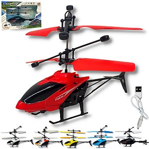 Helicóptero De Brinquedo Com Sensor Mini Drone Recarregável [F114]