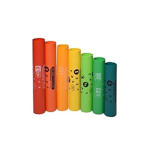 Kit Agudo Cromático Com 7 Boomwhackers BWEG [F035]