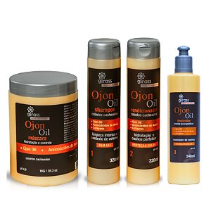 Kit Cacheados Ojon Oil Girass - 4 Passos [F106]