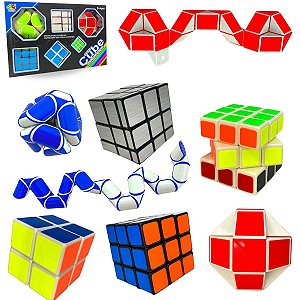 Kit Cubo Mágico Profissional Brinquedo Puzzle - UNID / 48 [F114]