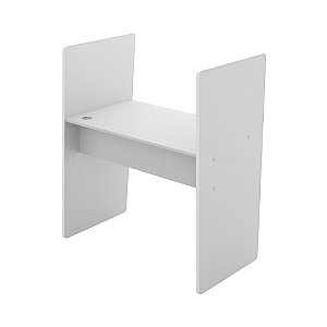 Mesa Call Center Branco Em Mdf [F031]