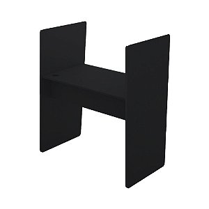 Mesa Call Center Preto Em Mdf [F031]