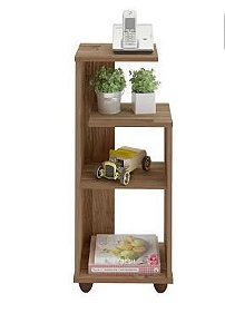 Mesa Lateral Para Telefone Em Mdf Madeirado [F031]