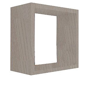 Nicho Decorativo 20x20x15 Cm Em Mdf Madeirado [F031]