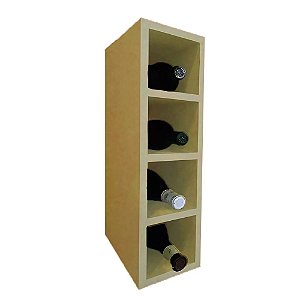 Nicho Garrafeiro Natural Em Mdf [F031]