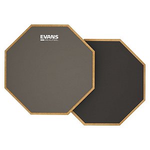 Pad Dupla Face Prática E Estudo Com 12' Evans RealFeel RF12D [F035]