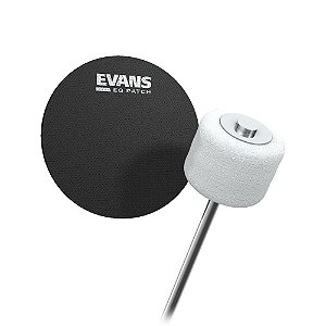 Pad Protetor Pele Bumbo Pedal Simples (2 Peças) Evans EQPB1 [F035]
