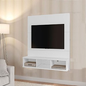 Painel Para Tv Até 32 Polegadas 3 Nichos Branco Em Mdf [F031]