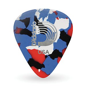 Palheta Celulóide Multicolorida .50 Leve D Addario 1CMC2-10 [F035]