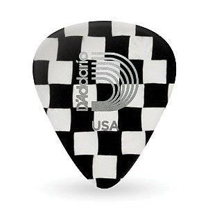 Palheta Celulóide Xadrez 1.25mm X-Pesada D Addario 1CCB7-10 [F035]