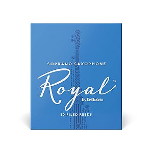 Palheta Sax Soprano 2.0 (10 Peças) D Addario Royal RIB1020 [F035]