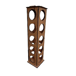 Porta Cápsulas Dolce Gusto Mdf Natural [F031]