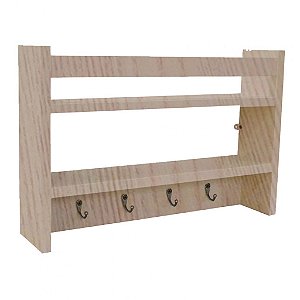 Porta Chave Organizador Trovarelli Madeirado [F031]