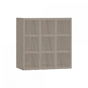 Porta Toalhas 9 Lugares Em Mdf Madeirado [F031]