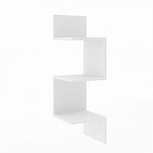 Prateleira De Canto 80 Cm Branco [F031]