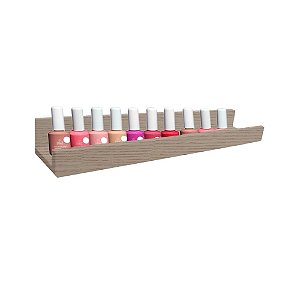 Prateleira Esmalteria Simples 85 Cm Madeirado Em Mdf [F031]