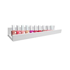 Prateleira Esmalteria Simples 95 Cm Branco Em Mdf [F031]