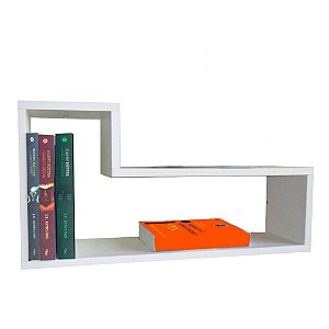 Prateleira Nicho L Em Mdf Branco [F031]