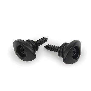Roldana Elíptica Correia Preta (Par) D Addario PWEEP102 [F035]