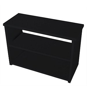 Sapateira Matte Em Mdf Preto [F031]
