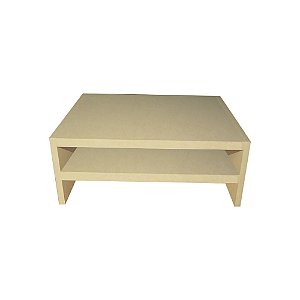 Suporte Duplo Para Monitor Em Mdf Natural [F031]