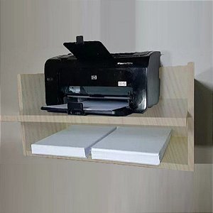 Suporte Para Impressora Com Nicho Trovarelli Madeirado [F031]