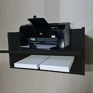 Suporte Para Impressora Com Nicho Trovarelli Preto [F031]