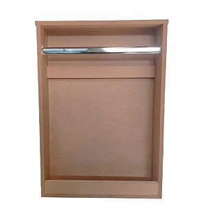 Suporte Tela Para Desenho Em Mdf Natural [F031]