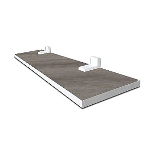 Prateleira Linha Furta-Cor Em Mdf Com Borda De Pvc Branco 30x20 cm