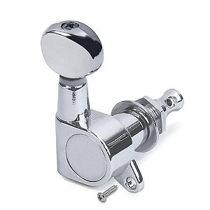 Tarraxa Para Guitarra Blindada Cromada R6 Spirit J05-CR-R6 [F035]