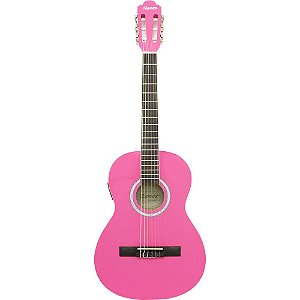 Violão Eletroacústico Kids De Nylon Tcg 360 Eq Rosa Thomaz [F097]