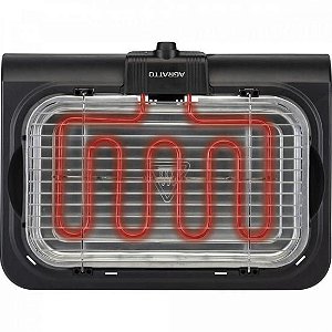 Churrasqueira Elétrica Agratto CH2-02 Mr.Cheff Preta 220v [F002]