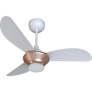 Ventilador de Teto Ventisol Mistral 3 Pás Branco/Bronze Bivolt [F002]