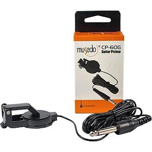 Captador para Violão Clip Cherub WCP-60G Preto DEVAL [F002]