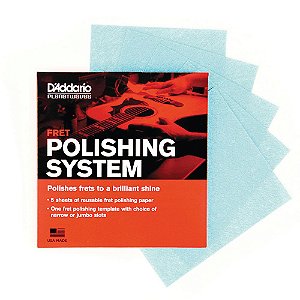 Flanela Para Polimento Trastes (5 Unidades) D Addario PW-FRP [F035]