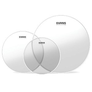 Kit De Peles Fusion Evans G1 Transparente ETP-G1CLR-F [F035]