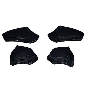 Raspador Texx Par Subs. Nylon Macacao Pista Preto P/ Cotovel [F016]